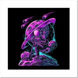 Astronaut Scooter Posters and Art